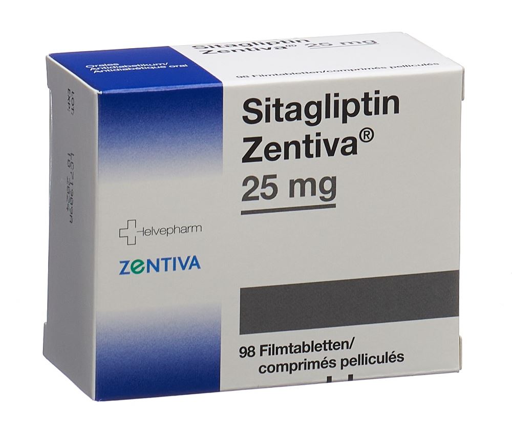 SITAGLIPTIN Zentiva cpr pell 25 mg 98 pce