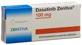 Dasatinib Zentiva 100 mg, Filmtabletten