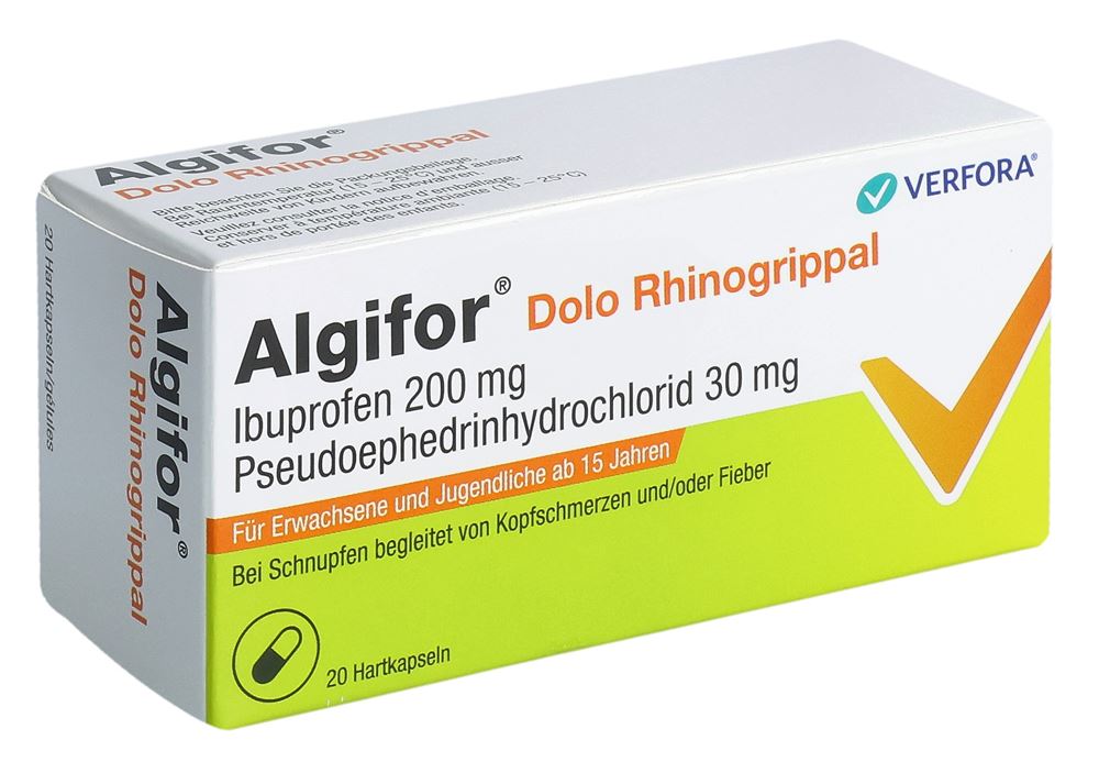 ALGIFOR Dolo Rhinogrippal caps 20 pce