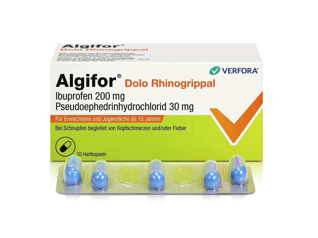 ALGIFOR Dolo Rhinogrippal caps 20 pce