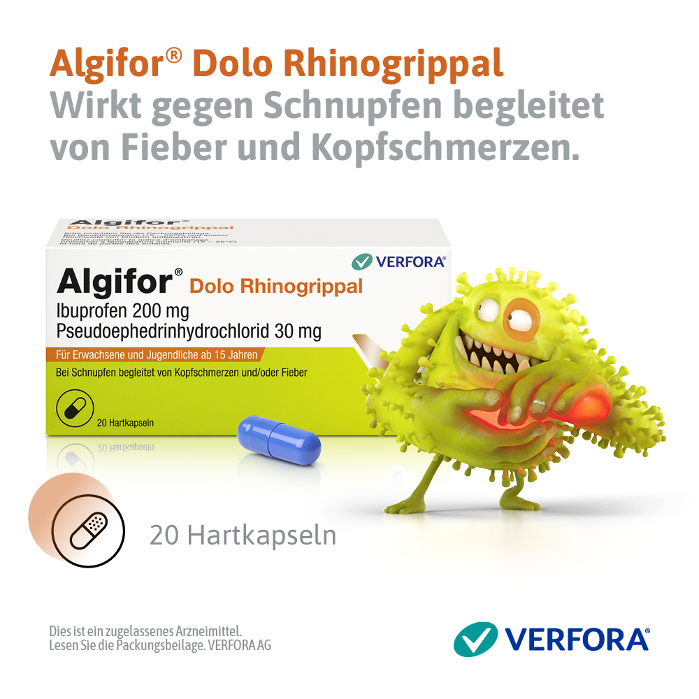 ALGIFOR Dolo Rhinogrippal caps 20 pce
