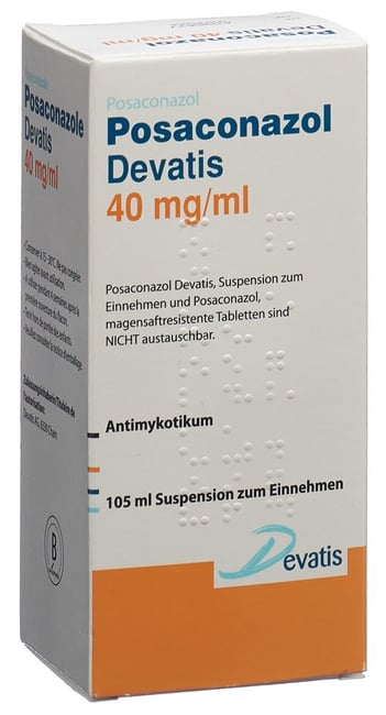 Posaconazol Viatris 40 mg/ml, Suspension zum Einnehmen