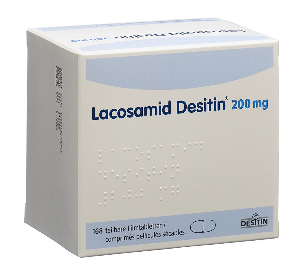 LACOSAMID Desitin cpr pell 200 mg 168 pce