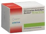 Olmesartan Amlodipin HCT Zentiva 40 mg/10 mg/25 mg, Filmtabletten