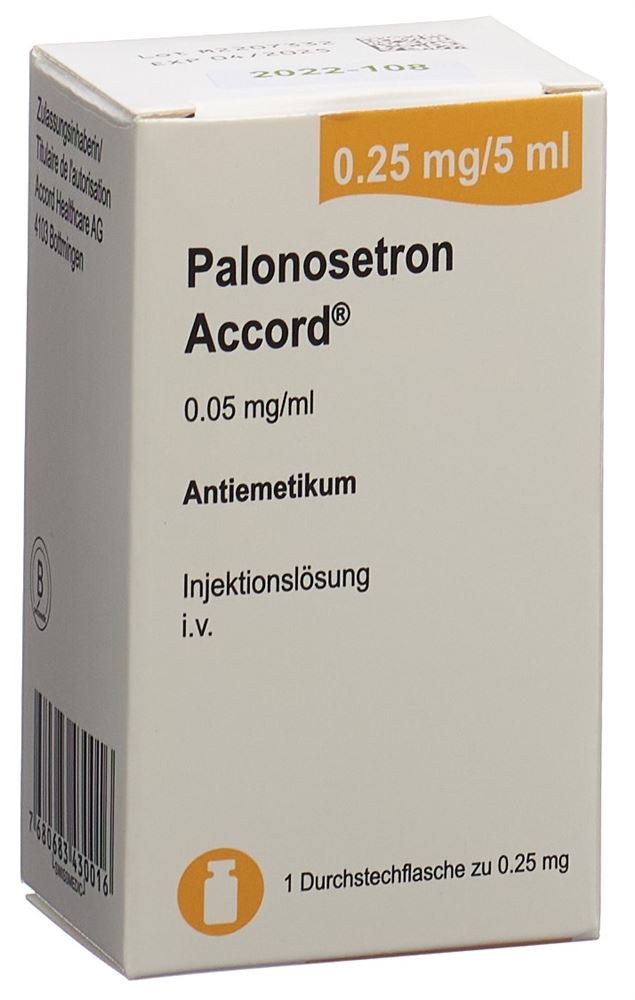 PALONOSETRON Accord 0.25 mg/5 ml sol inj 1 pce