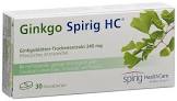 Ginkgo Spirig HC 240 mg, Filmtabletten
