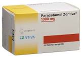 Paracetamol Zentiva 1000 mg, Tabletten