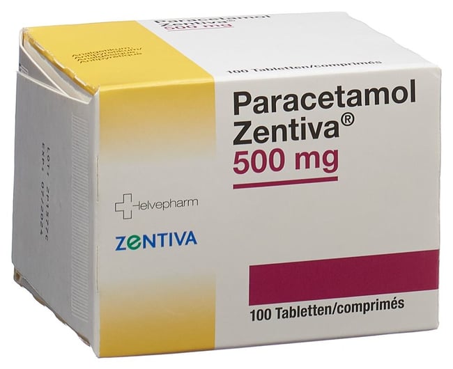 Paracetamol Zentiva 1000 mg, Tabletten