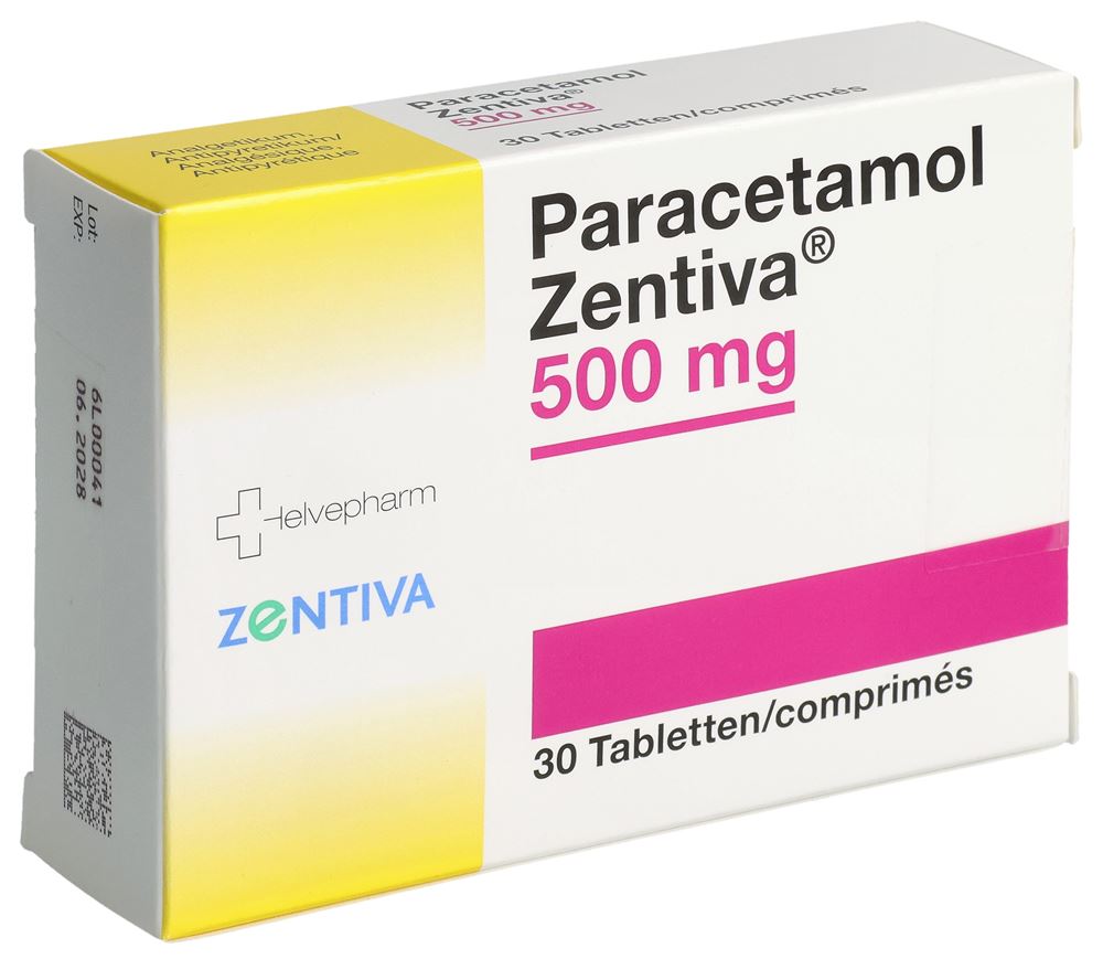 PARACETAMOL Zentiva cpr 500 mg 30 pce