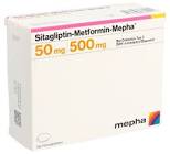 SITAGLIPTIN Metformin Mepha 50/500mg 196 pce
