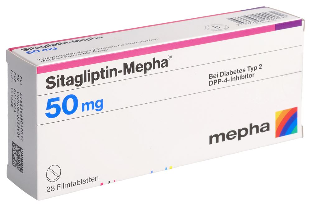 SITAGLIPTIN Metformin Mepha 50/500mg 196 pce