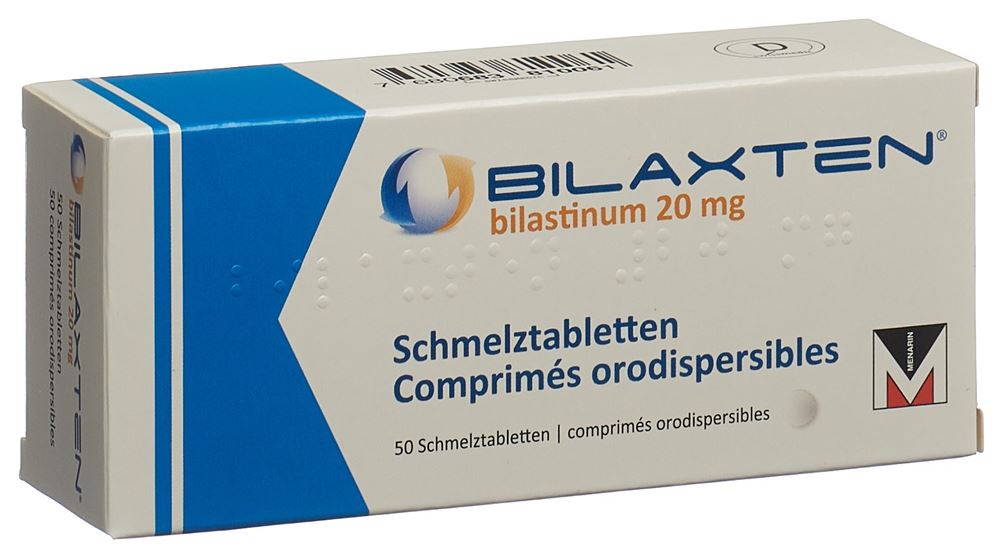 BILAXTEN cpr orodisp 20 mg 50 pce
