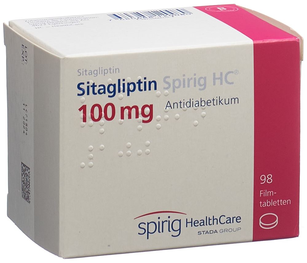 Sitagliptin Metformin Spirig HC 50/850 mg, Filmtabletten