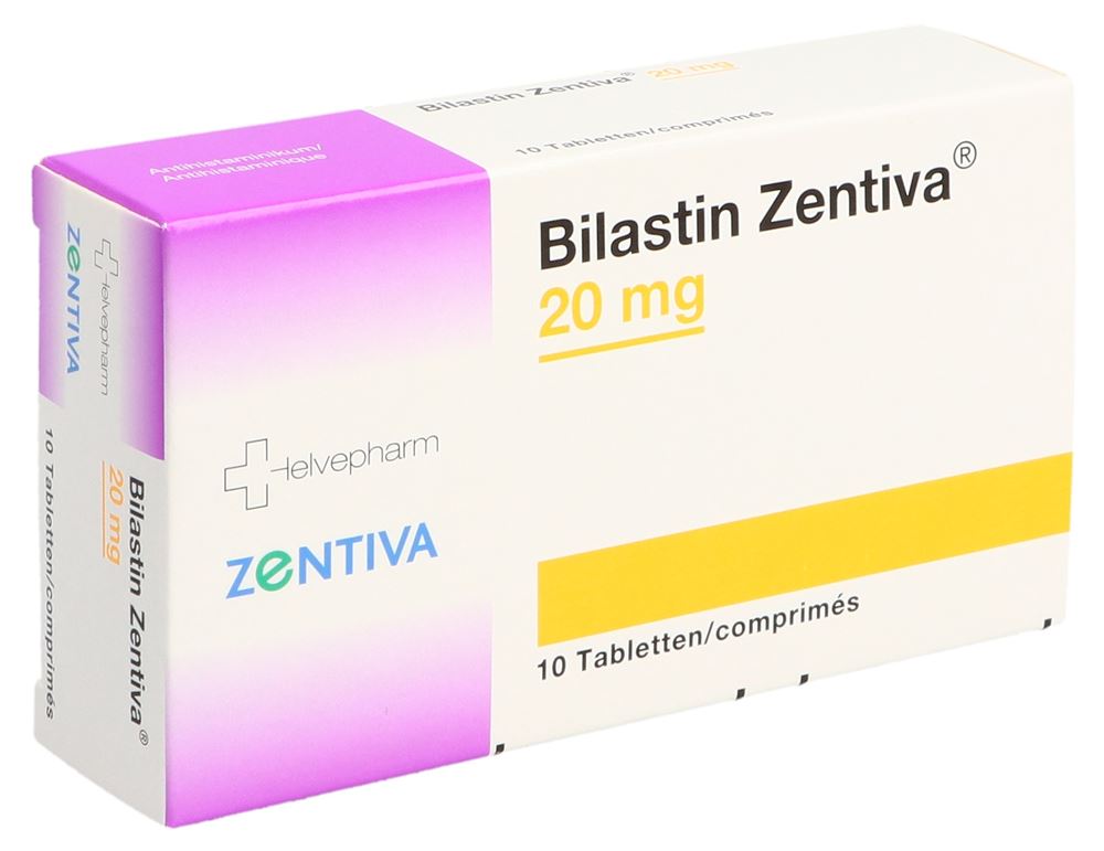BILASTINE Zentiva cpr 20 mg 10 pce