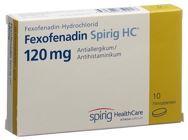 Fexofenadin Spirig HC 120 mg, Filmtabletten