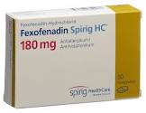 FEXOFENADINE Spirig HC cpr pell 180 mg 30 pce