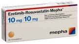 Ezetimib-Rosuvastatin-Mepha 10 mg / 10 mg, Filmtabletten