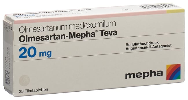 OLMESARTAN-HCT Mepha Teva 20mg/12.5mg 28 pce