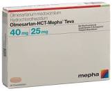 OLMESARTAN-HCT Mepha Teva 40mg/25mg 98 pce