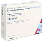 CARBOXYMALTOSE FERRI Sandoz 100 mg/2ml 5 pce