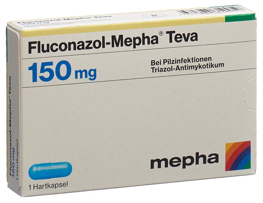 FLUCONAZOL Mepha Teva caps 150 mg