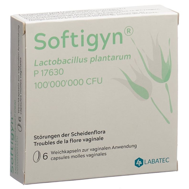 Softigyn 100'000'000 CFU, capsules molles vaginales