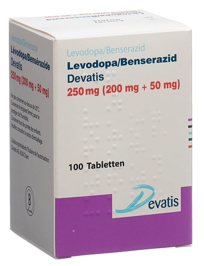 LEVODOPA/BENSERAZIDE Devatis cpr 62.5 mg 100 pce