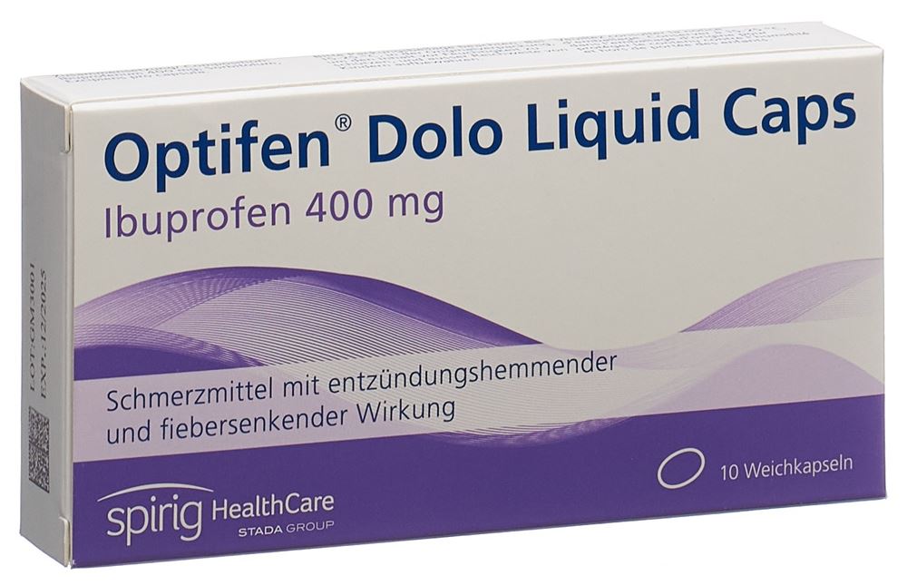 OPTIFEN Dolo Liquid Caps 400 mg 10 pce