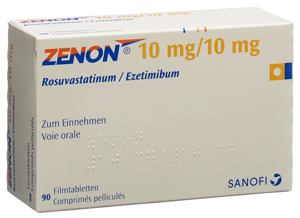 Zenon 10 mg/10 mg, comprimés pelliculés