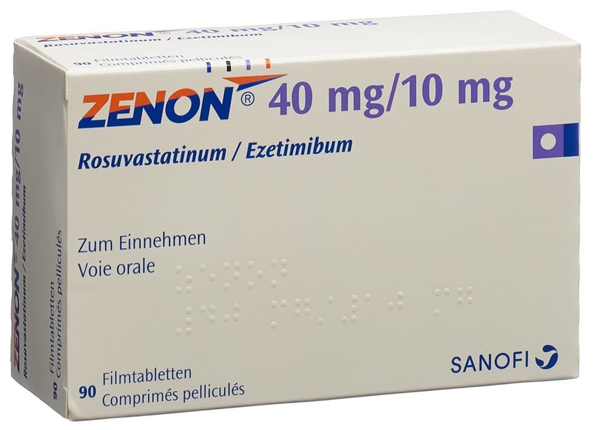 Zenon 40 mg/10 mg, comprimés pelliculés