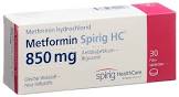 Metformin Spirig HC 850 mg, Filmtabletten
