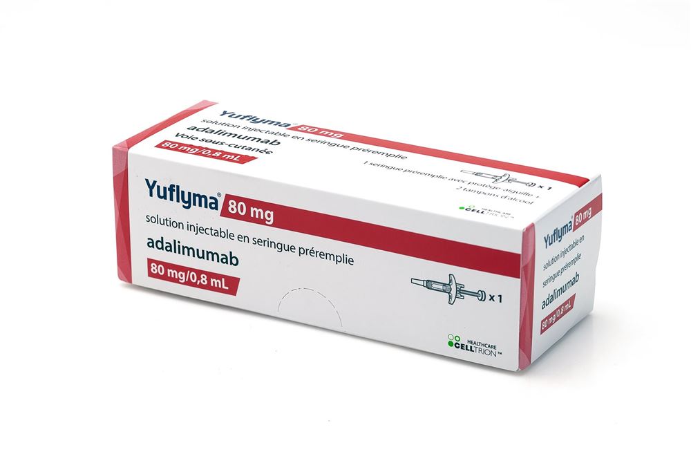 YUFLYMA 80 mg/0.8ml ser pré protè-aiguille