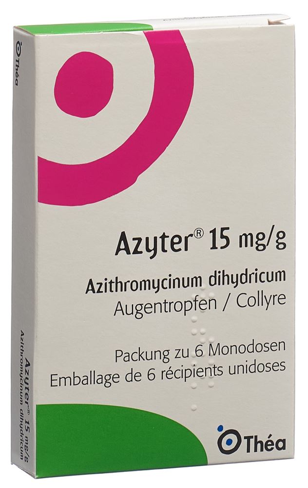 AZYTER gtt opht 15 mg/g 6 unidos 0.25 g