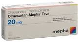 OLMESARTAN Mepha Teva cpr pell 20 mg 28 pce