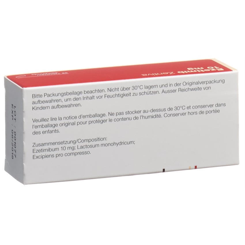 Ezetimib Rosuvastatin Zentiva 10 mg / 10 mg, Filmtabletten