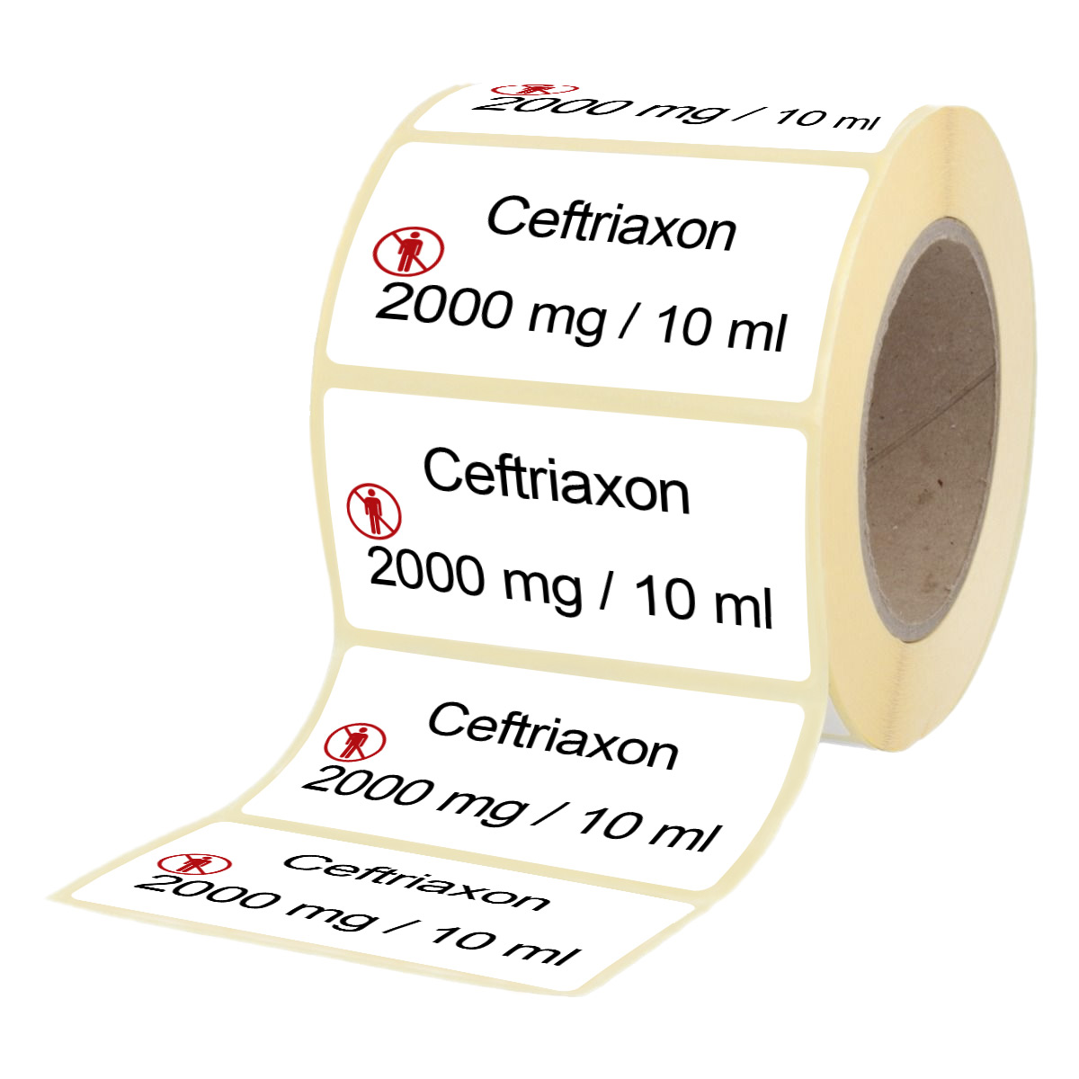 CEFTRIAXON Lagap 2000 mg i.v. / 2000 mg / 1 flacon