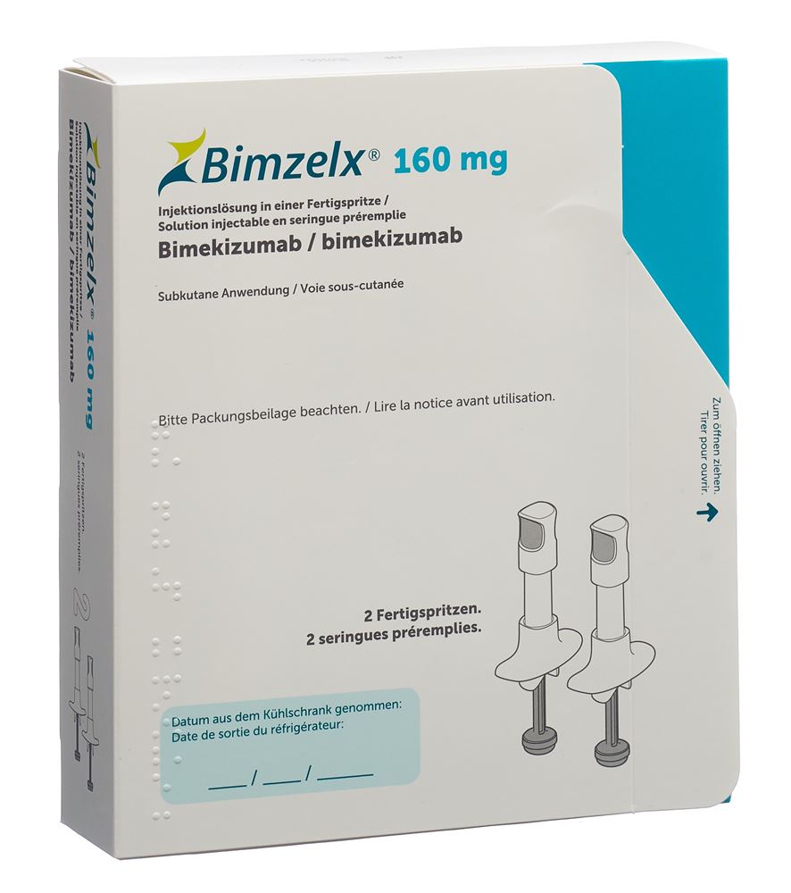 BIMZELX 160 mg/ml ser pré (emb double) 2 x 1 ml