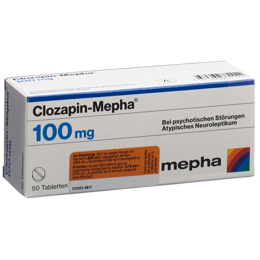 CLOZAPIN Viatris cpr 100 mg 50 pce