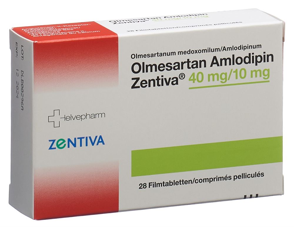 OLMESARTAN AMLO Zentiva cpr pell 40/10 mg 28 pce