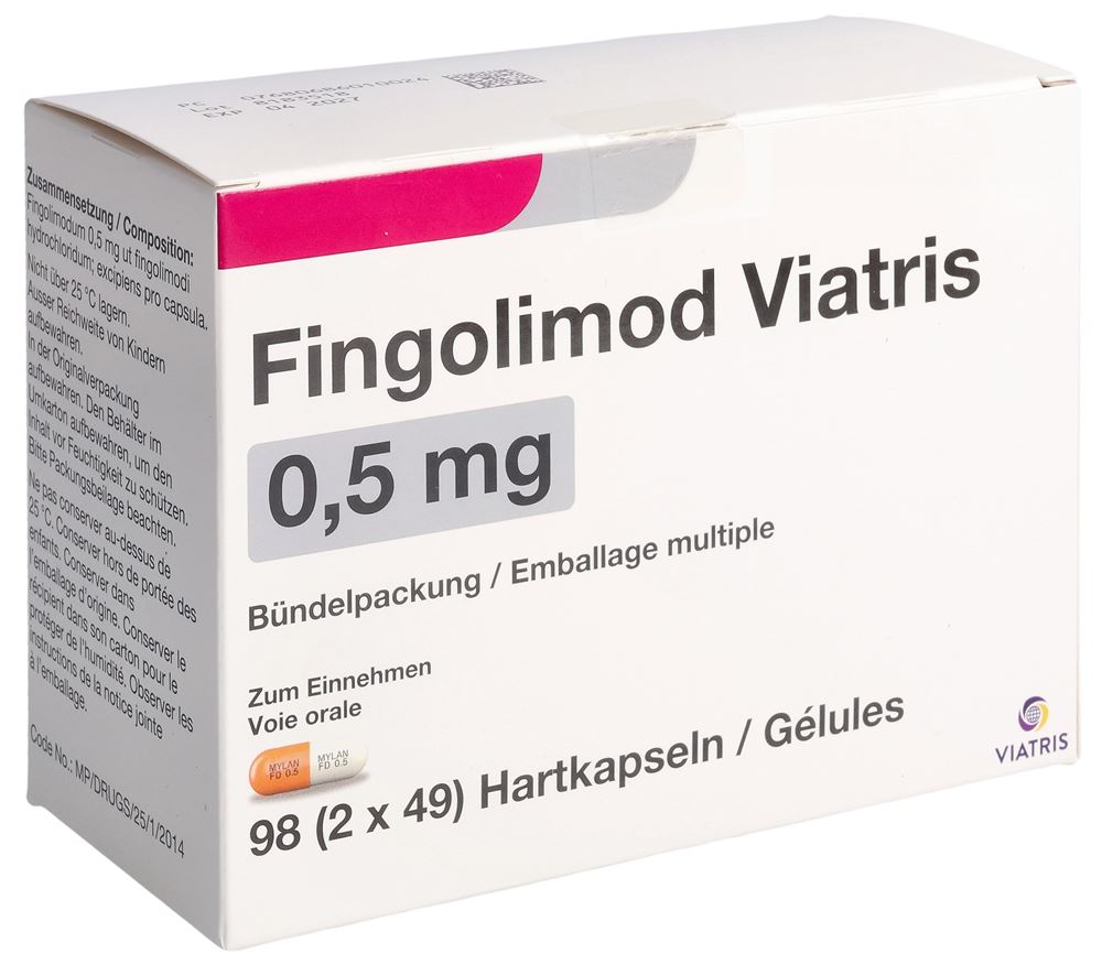 FINGOLIMOD Viatris caps 0.5 mg 98 pce