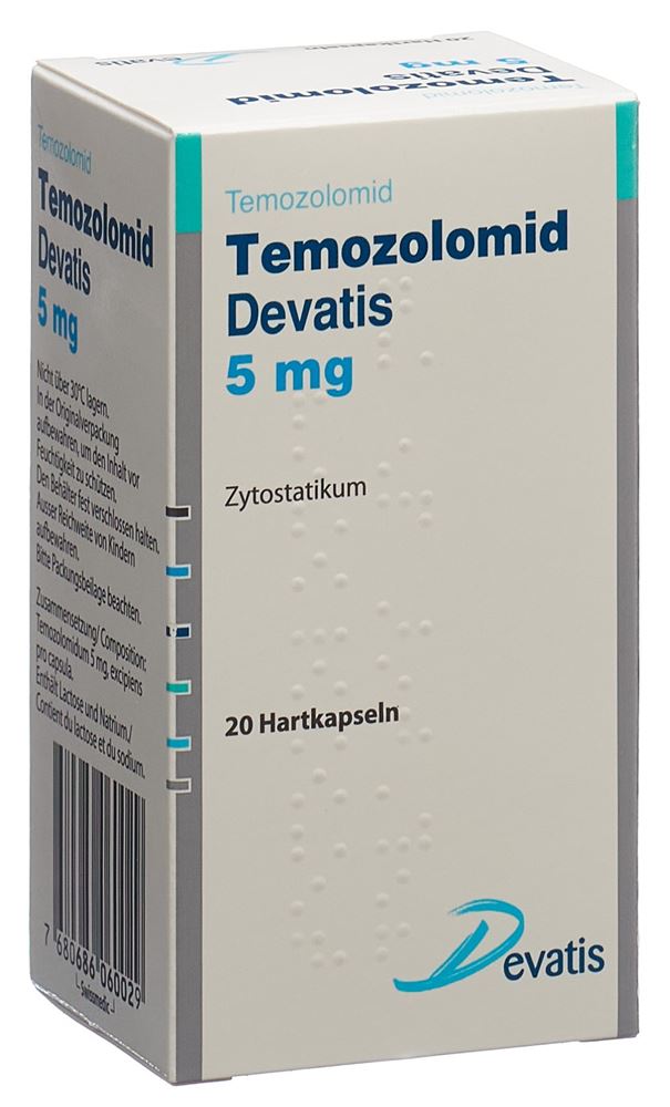 TEMOZOLOMID Devatis caps 5 mg fl 20 pce