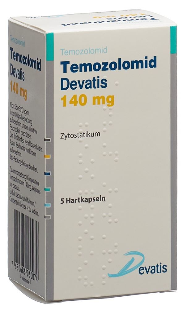 TEMOZOLOMID Devatis caps 140 mg fl 5 pce