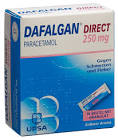 Dafalgan Direct 250 mg (Erdbeer), Granulat
