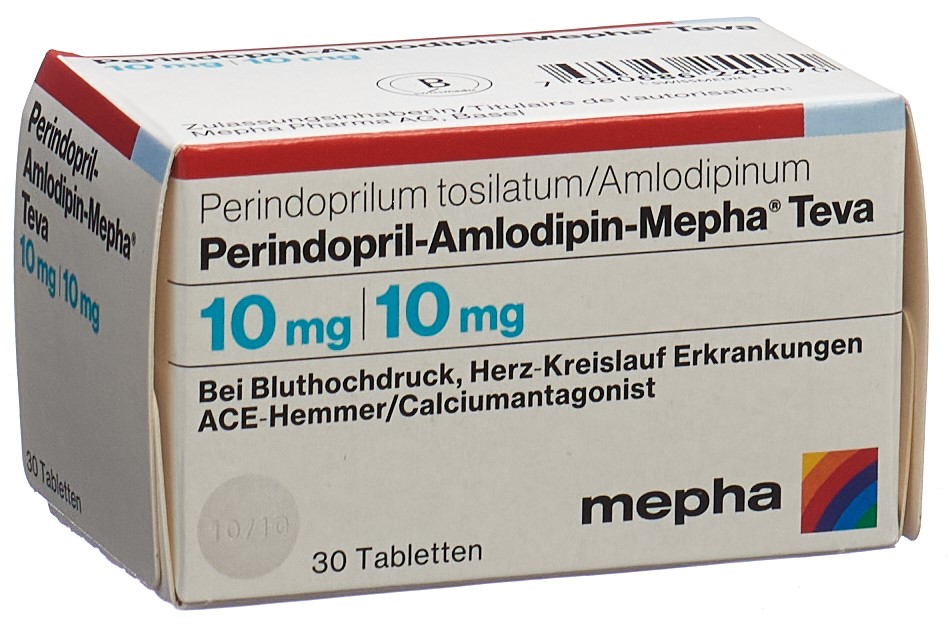 PERINDOPRIL Amlodipin-Mepha Teva 10/10mg 30 pce
