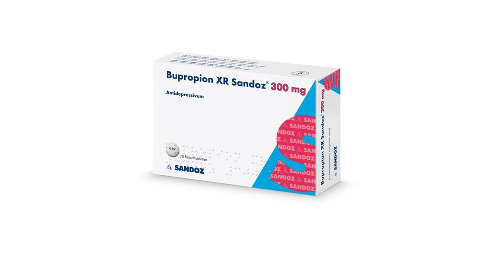 BUPROPION XR Sandoz cpr ret 300 mg 30 pce