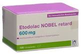 ETODOLAC NOBEL cpr pell ret 600 mg 100 pce