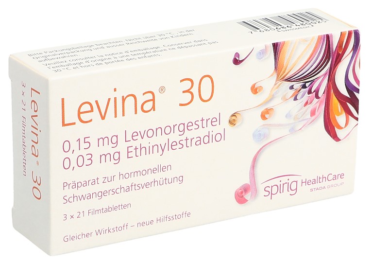 Levina 30, Filmtabletten