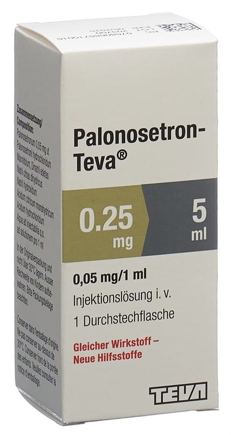 PALONOSETRON Teva sol inj 0.25 mg/5ml flac