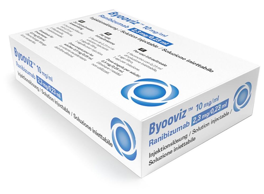 BYOOVIZ 2.3 mg/0.23ml av aigu filt flac 0.23 ml