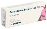Paracetamol Sandoz eco 500 mg, Tablette